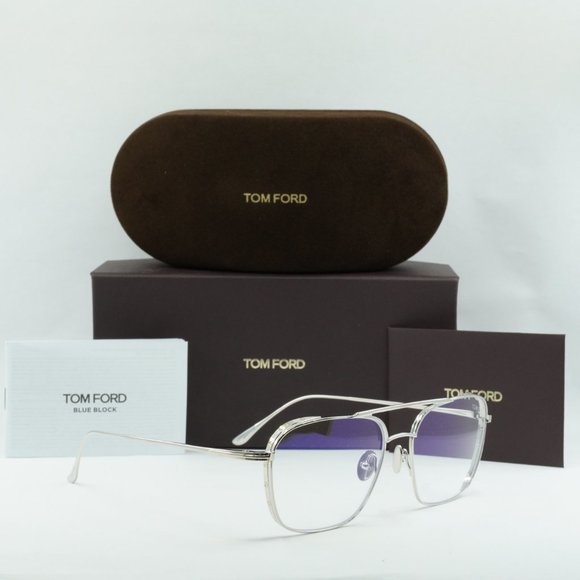 💯 NEW TOM FORD TF5659-B 018 BLUE LIGHT BLOCK EYEGLASSES - Picture 11 of 11